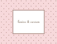 Small Polka Dots Folded Notes (2 Colors)
