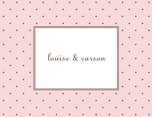 Small Polka Dots Folded Notes (2 Colors)