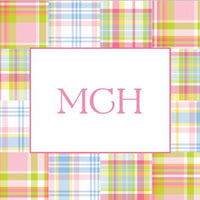 Madras Patch Folded Notes (3 Colors)