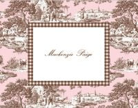 Toile Folded Notes (12 Colors)