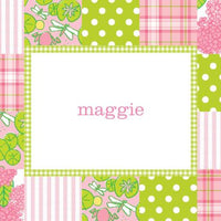 Patchwork Pink Foldover Note