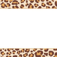 Leopard Flat Notecard