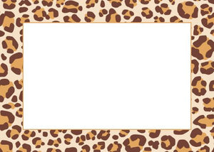 Leopard Flat Notecard