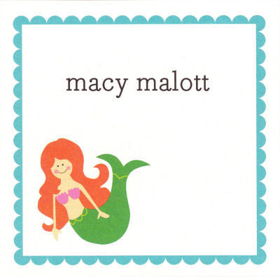 Mermaid Square Sticker