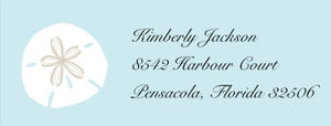 Sand Dollar Address Label