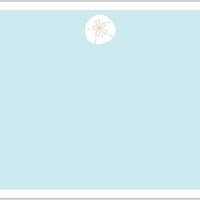 Sand Dollar Flat Notecard