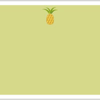 Pineapple Flat Notecard