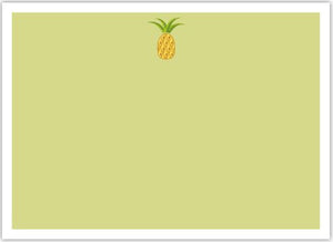 Pineapple Flat Notecard