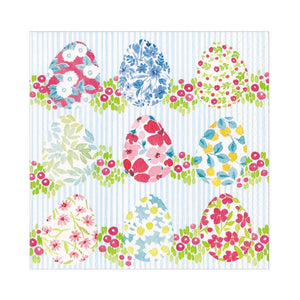 Floral Easter Eggs Luncheon Napkins