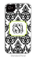 Madison Damask Black Phone Case
