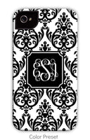 Madison Damask Black Phone Case
