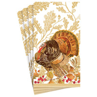 Woodland Turkey Cocktail Napkin and Guest Towel
