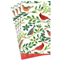Songbirds and Holly Guest Towels