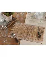 Striped Water Hyacinth Placemat
