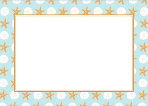 Seahorse Flat Notecard