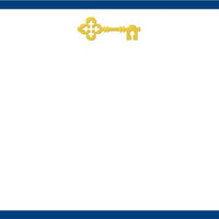 Key Flat Notecard