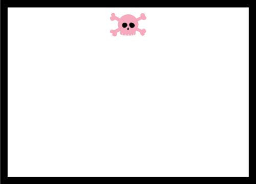 Skull Flat Notecard