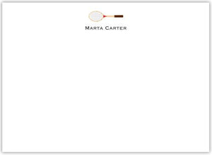 Racquet Flat Notecard