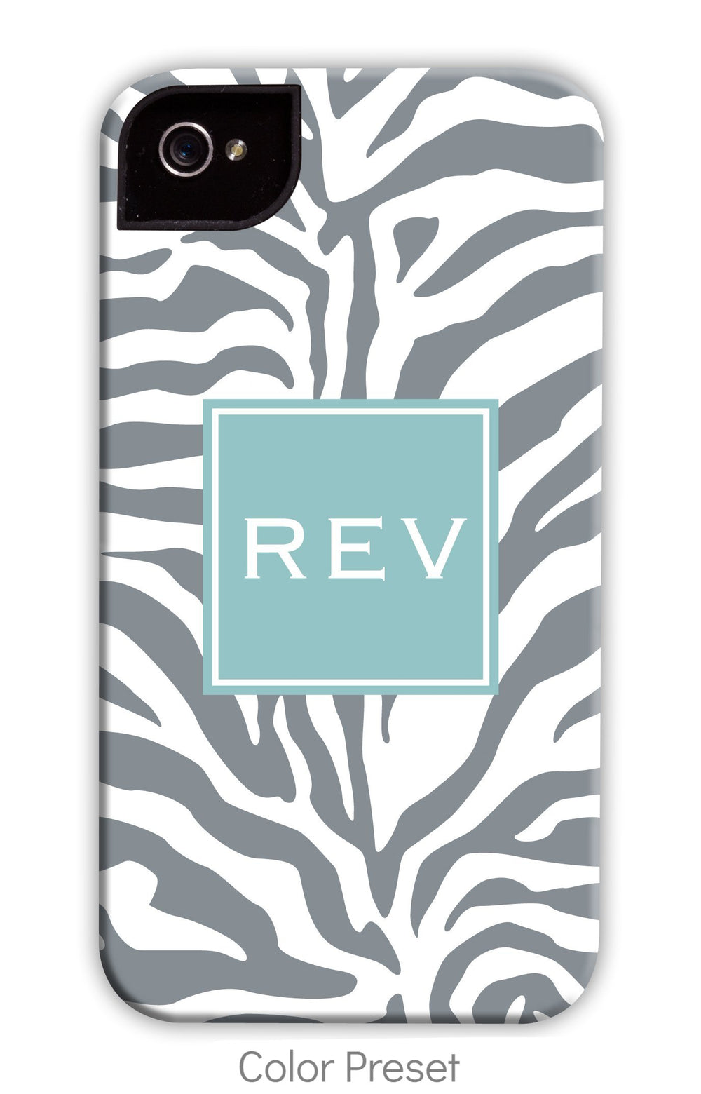 Zebra Gray Phone Case