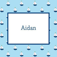 Little Sailboat Foldover Note