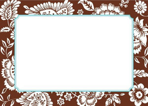 Savannah Brown Flat Notecard