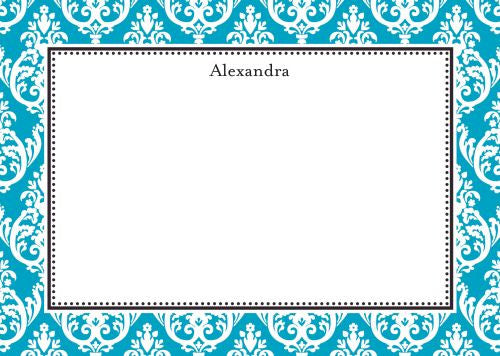 Madison Teal Flat Notecard