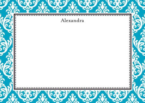 Madison Teal Flat Notecard