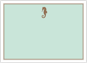 Seahorse Flat Notecard