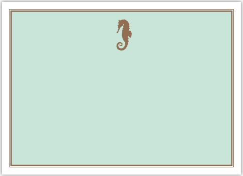 Seahorse Flat Notecard