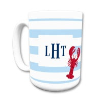 Stripe Lobster Mug