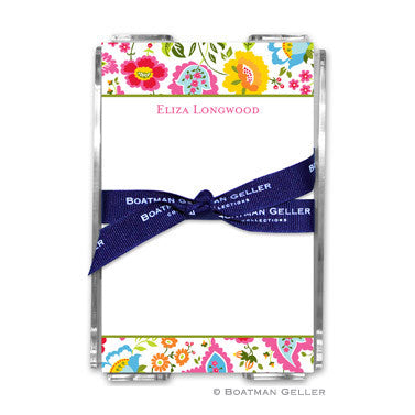 Bright Floral Notepad