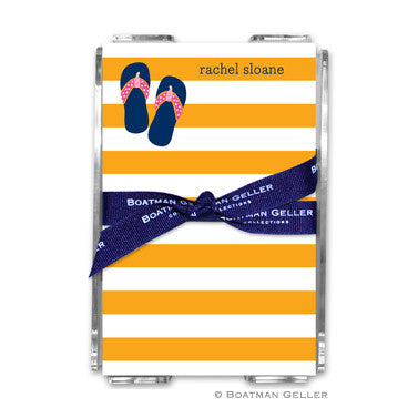Stripe Flip Flops Notepad
