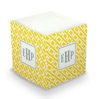 Chain Link Sticky Memo Cube (20+ Colors)