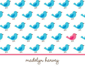 Birdies Repeat Foldover Note