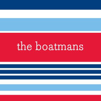 Espadrille Nautical Foldover Note