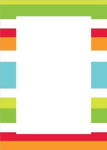 Espadrille Bright Flat Notecard