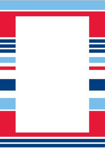 Espadrille Nautical Flat Notecard