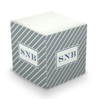 Kent Stripe Sticky Memo Cube (20+ Colors)