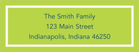Classic Lime Address Label