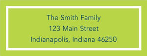 Classic Lime Address Label