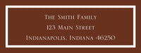 Classic Chocolate Address Label