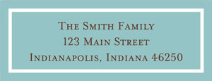Classic Slate Address Label