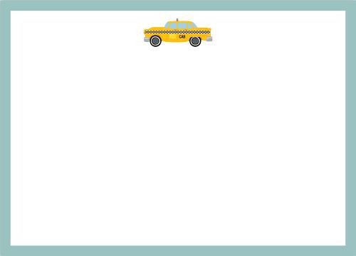 Taxi Flat Notecard