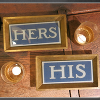 Hers Antique Copper Accent Tray