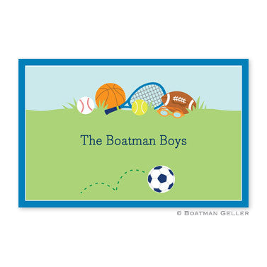 Sports Blue Placemat