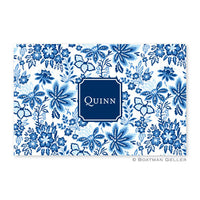 Classic Floral Blue Placemat