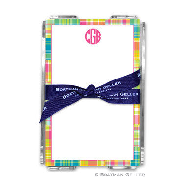 Madras Patch Bright Notepad