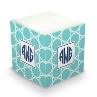 Bamboo Rings Sticky Memo Cube (20+ Colors)