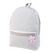 Seersucker Medium Backpack
