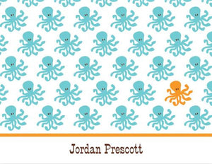 Octopus Repeat Foldover Note